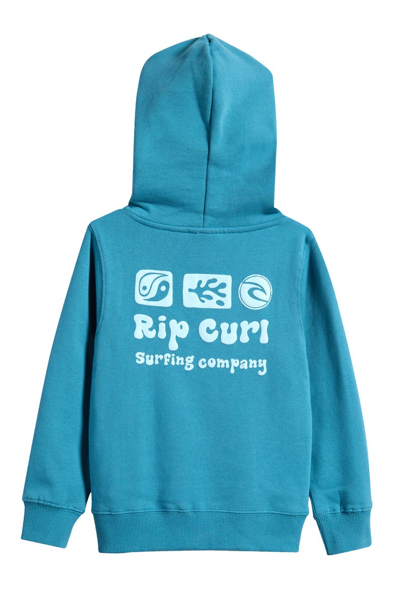 Kids' Surf Geo Logo Graphic Hoodie (Toddler & Little Kid(, Alternate, color, OCEAN