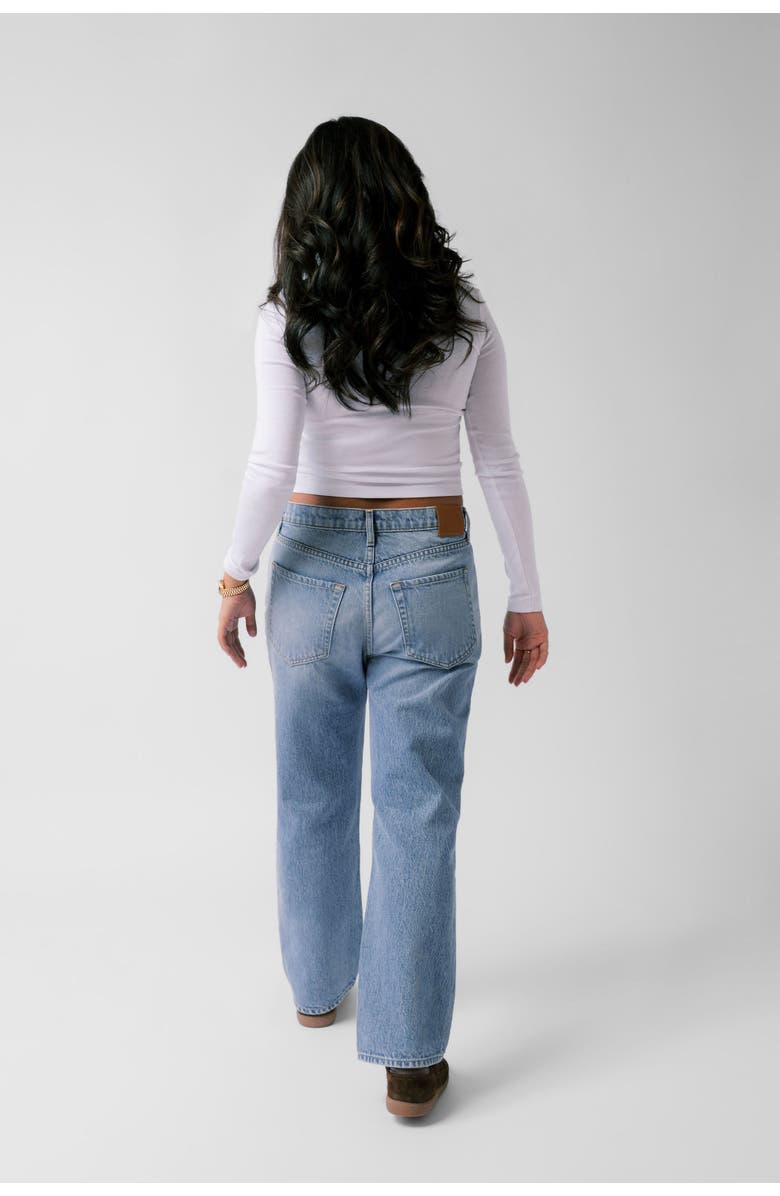 Nelle Atelier The Claire Petite Vintage Boyfriend Jean, Alternate, color, Sky