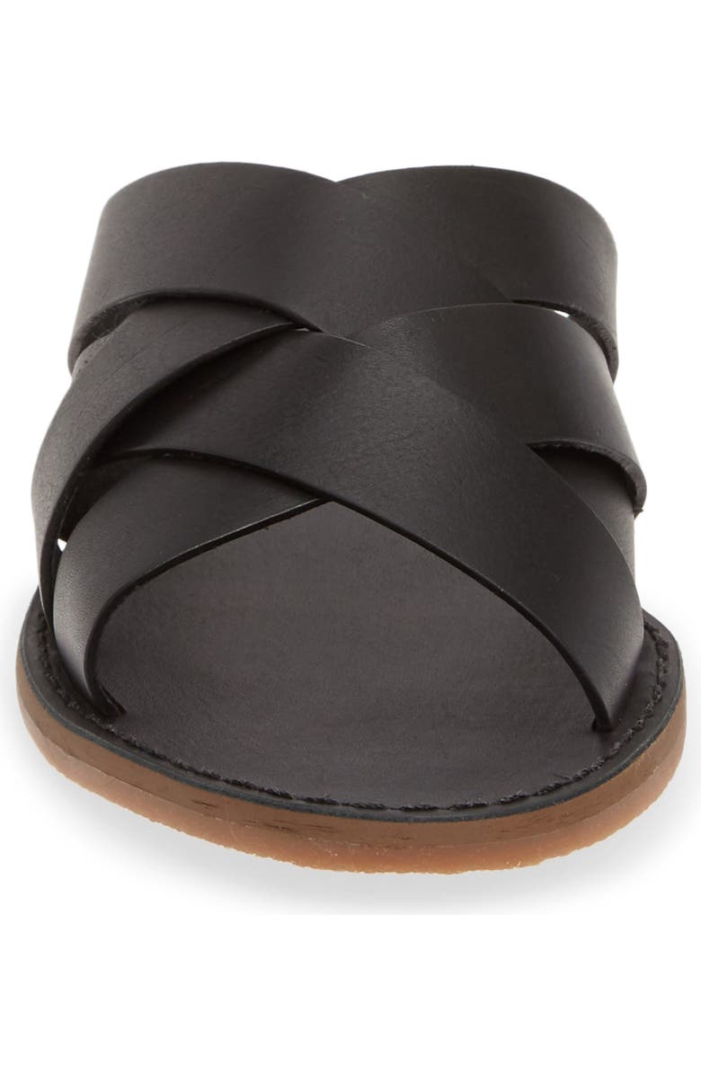 Madewell The Boardwalk Woven Slide Sandal, Alternate, color,