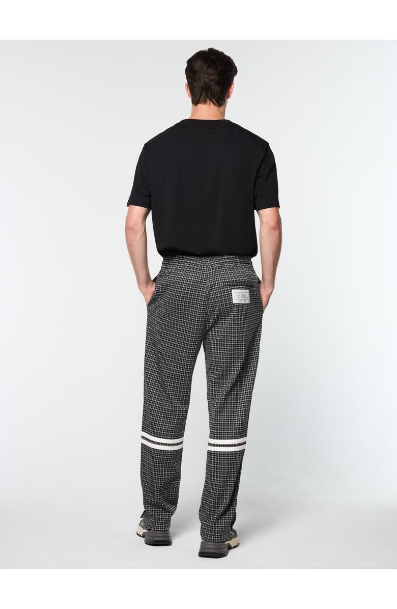 Sergio Tacchini Dallas Houndstooth Track Pant, Alternate, color, Black Beauty