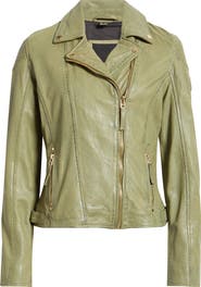 MAURITIUS Raizel Leather Moto Jacket
