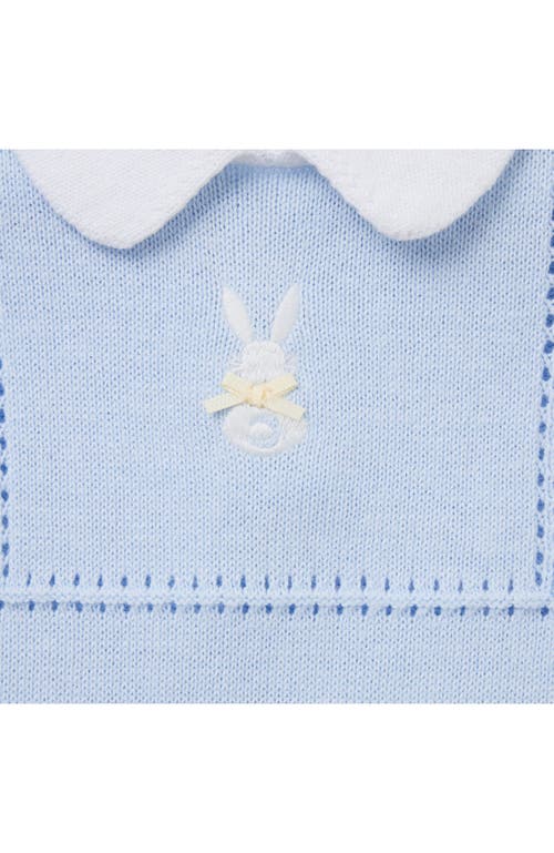 JANIE AND JACK JANIE AND JACK EMBROIDERED BUNNY ONE-PIECE