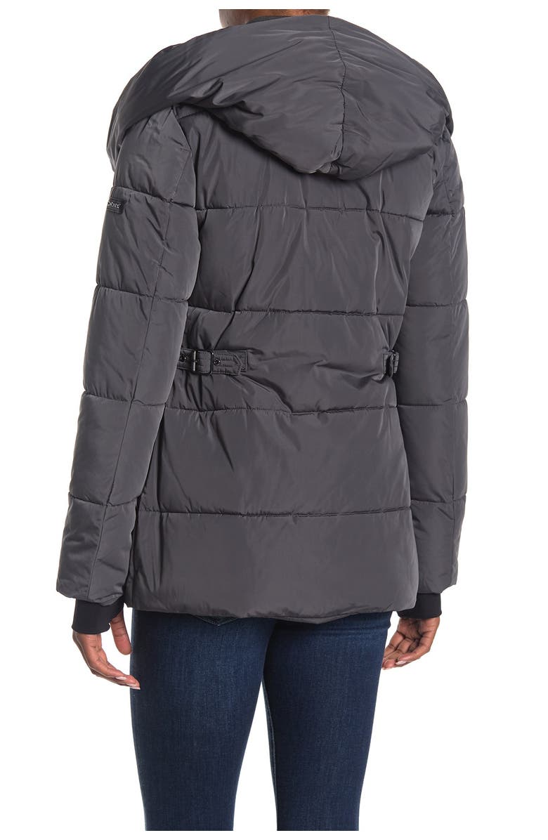 DKNY Toggle Hooded Puffer Jacket, Main, color, 