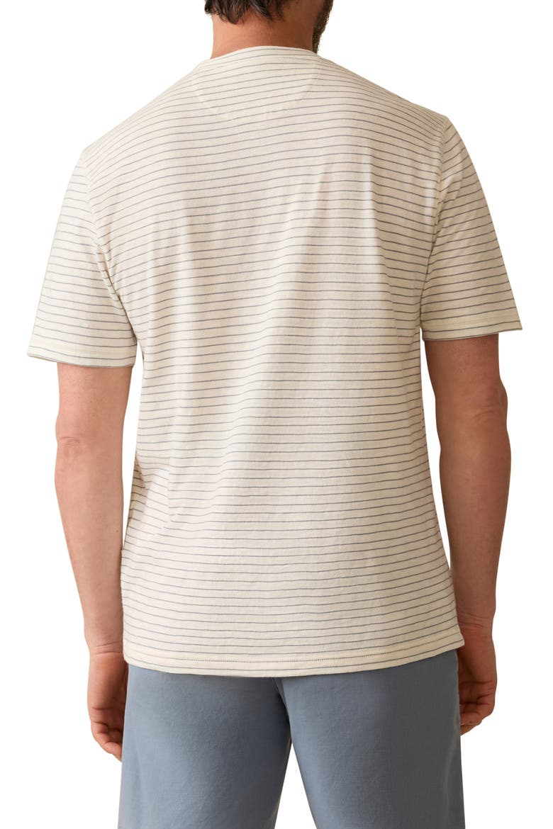 Sunwashed Organic Cotton Henley, Alternate, color, CREAM/ FLINT STRIPE