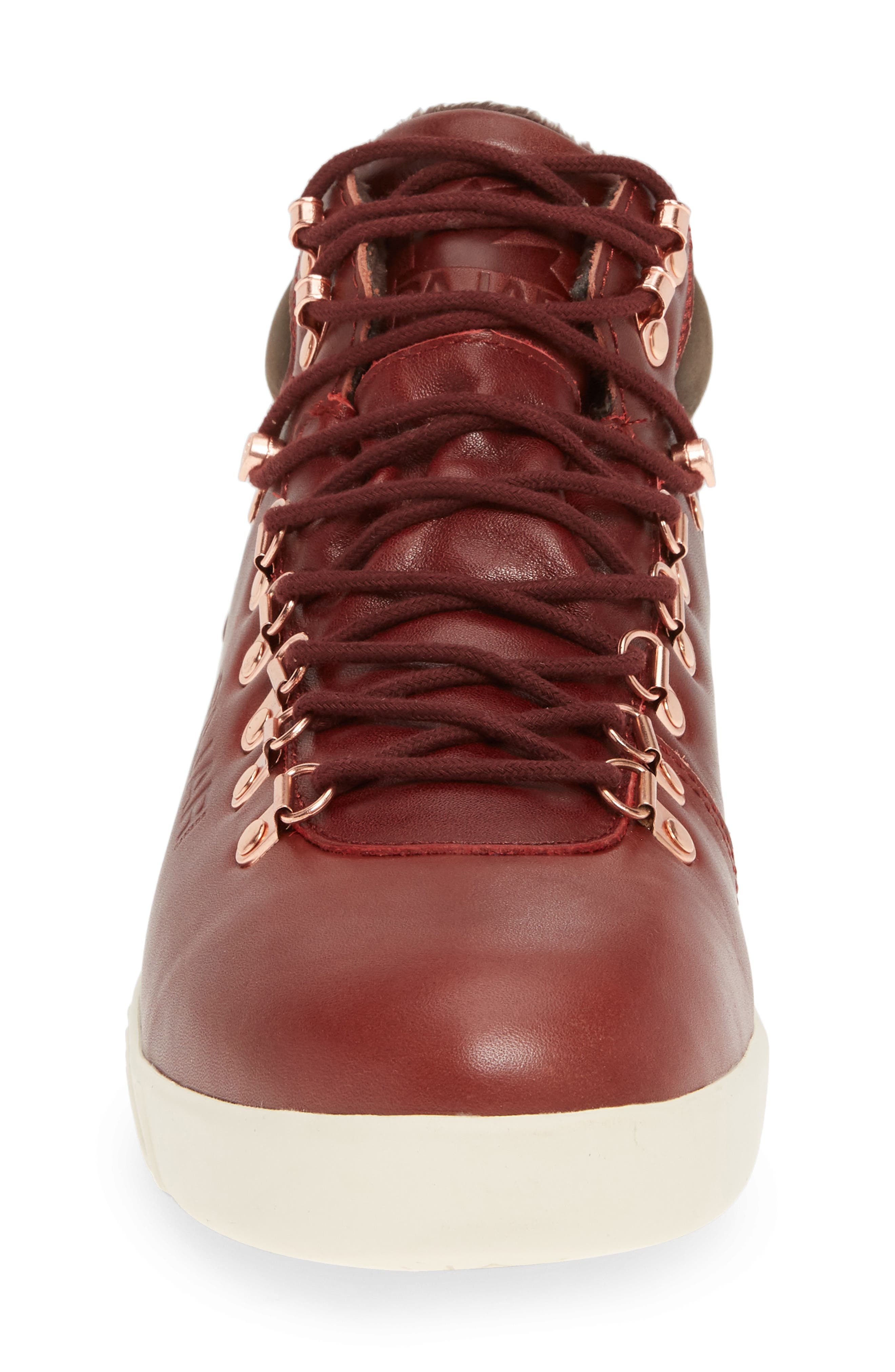 Pacer Low Waterproof Boot, Alternate, color, OXBLOOD/ DK BROWN