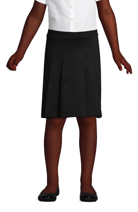 School Uniform Girls Ponte Pleat Skirt
