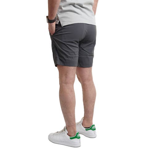 Peter Manning Tech Shorts In Gray