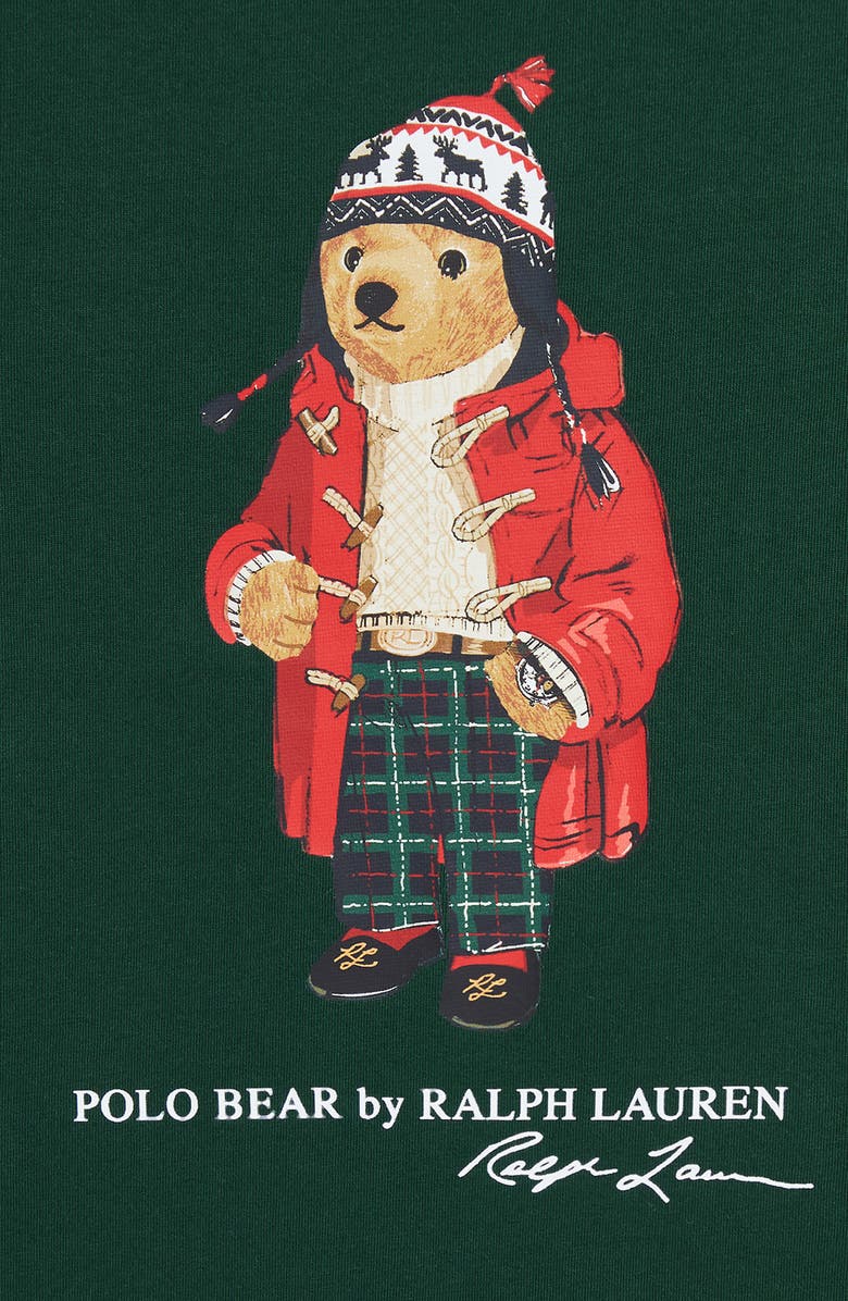 Polo Ralph Lauren Kids' Long Sleeve Jersey Graphic T-Shirt, Alternate, color,