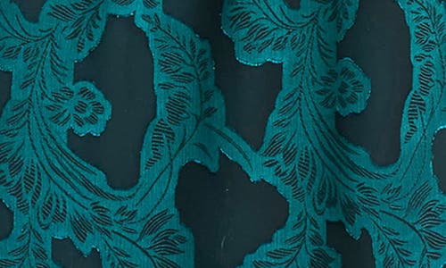 Maggy London Long Sleeve Midi Dress In Green