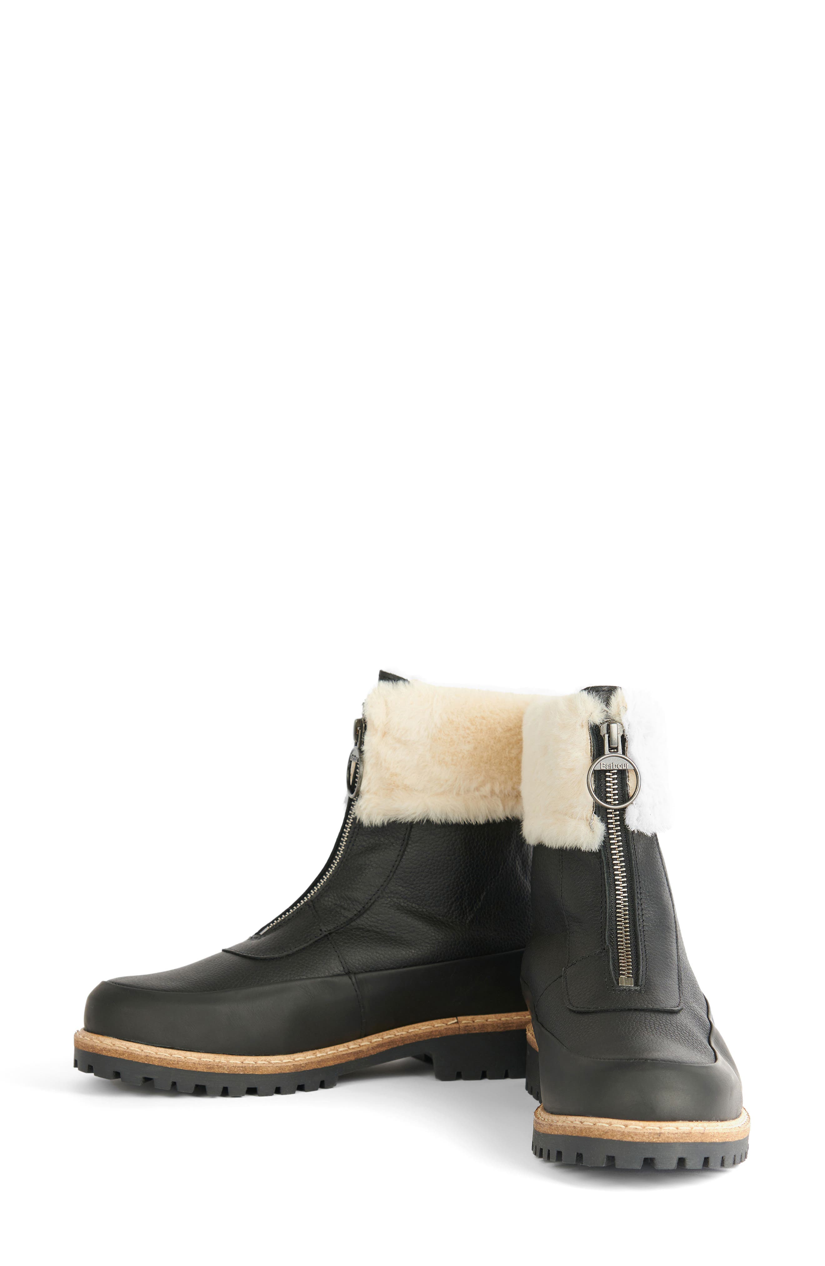 Barbour Rowen Faux Fur Lined Boot, Alternate, color, 