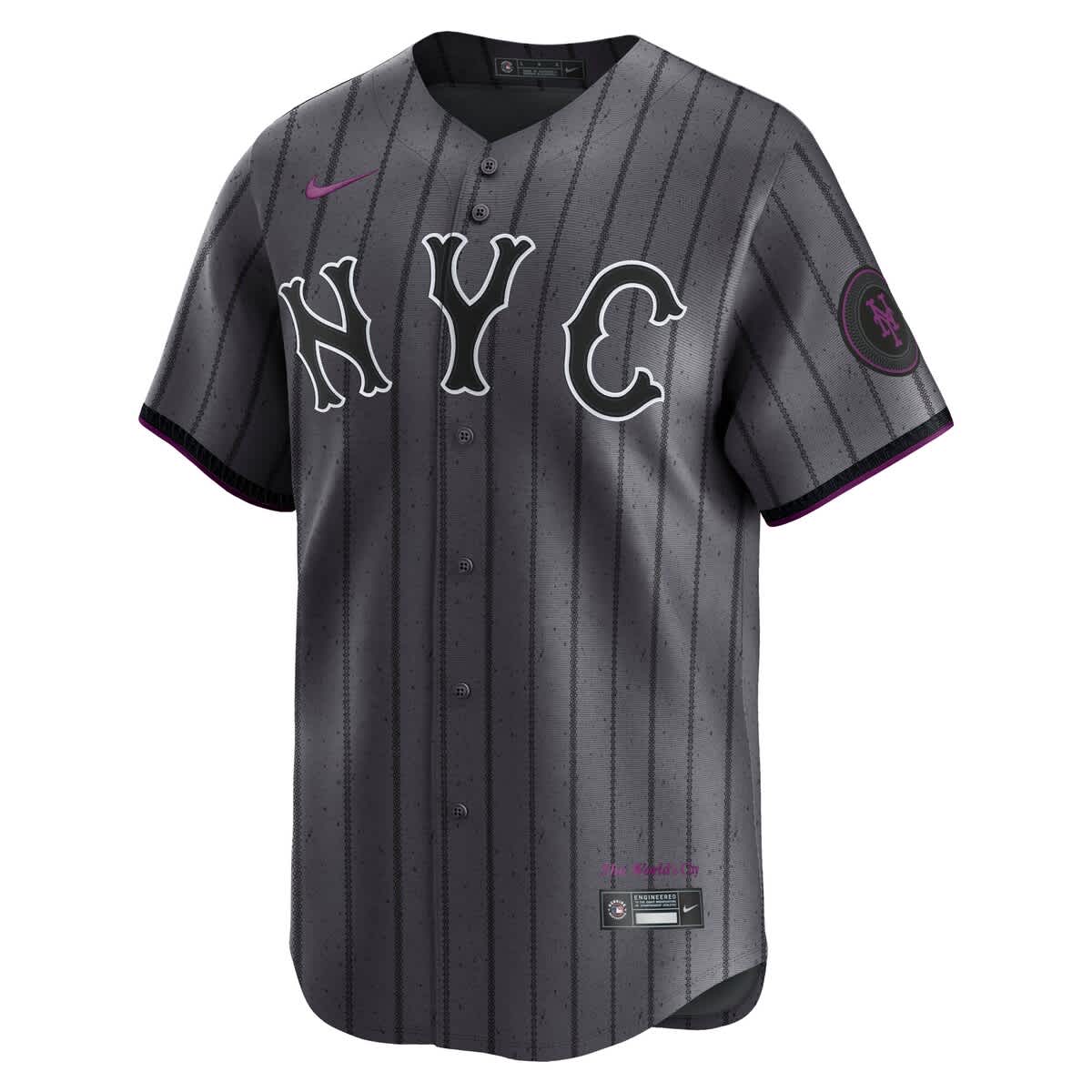 New York Mets authentic collection ユニ Nike Men's Nike Gray New York Mets City Connect Limited Jersey