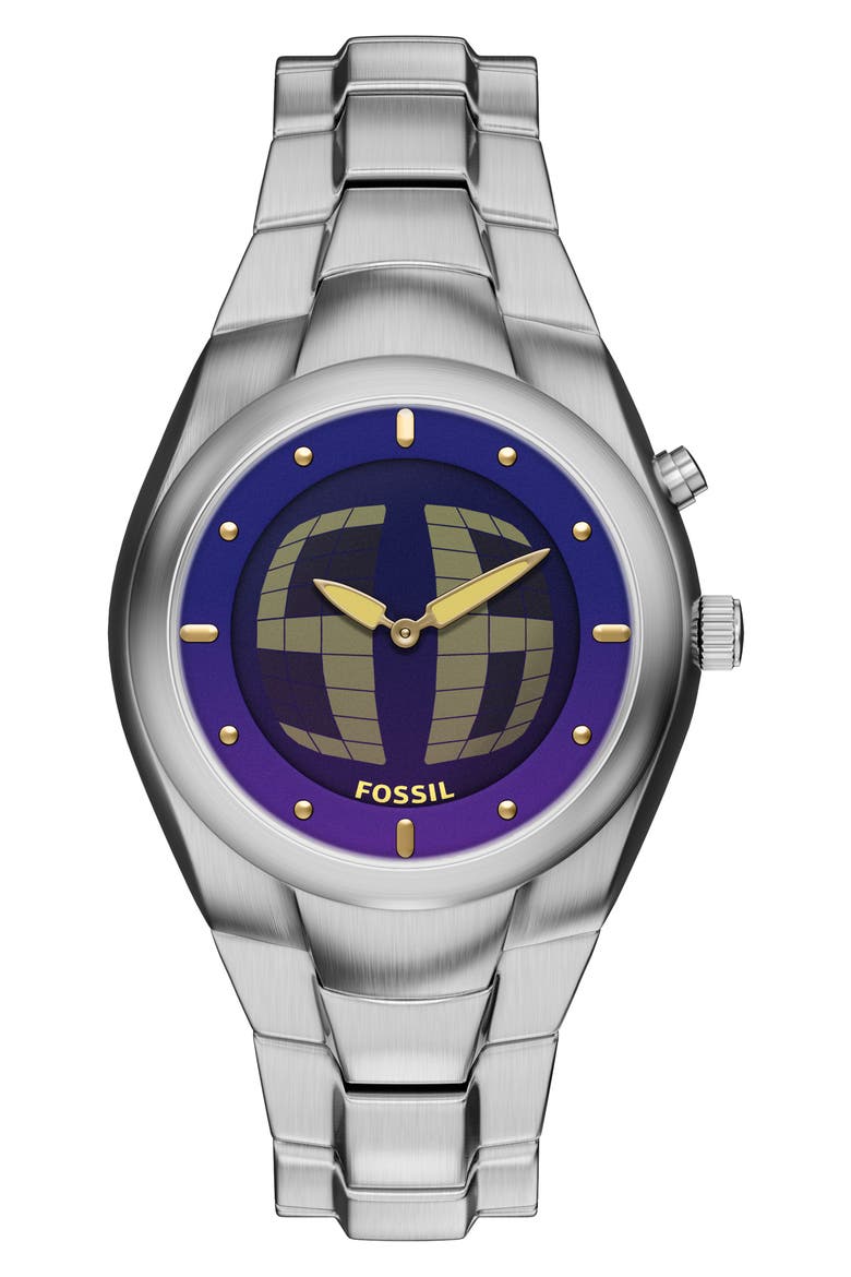 Archival Big Tic® Anadigi Bracelet Watch, 40mm, Main, color, SILVER