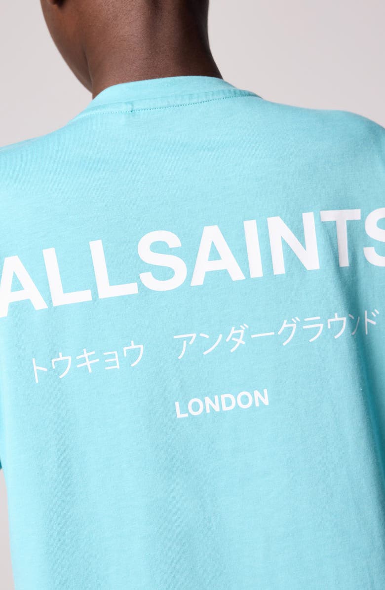 smALLSAINTS by ALLSAINTS Kids' Oversize Underground Logo Graphic T-Shirt, Alternate, color, 