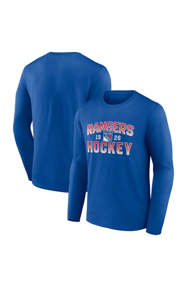FANATICS Men's Fanatics Branded Royal New York Rangers Skate Or Die Long Sleeve T-Shirt, Main, color, 