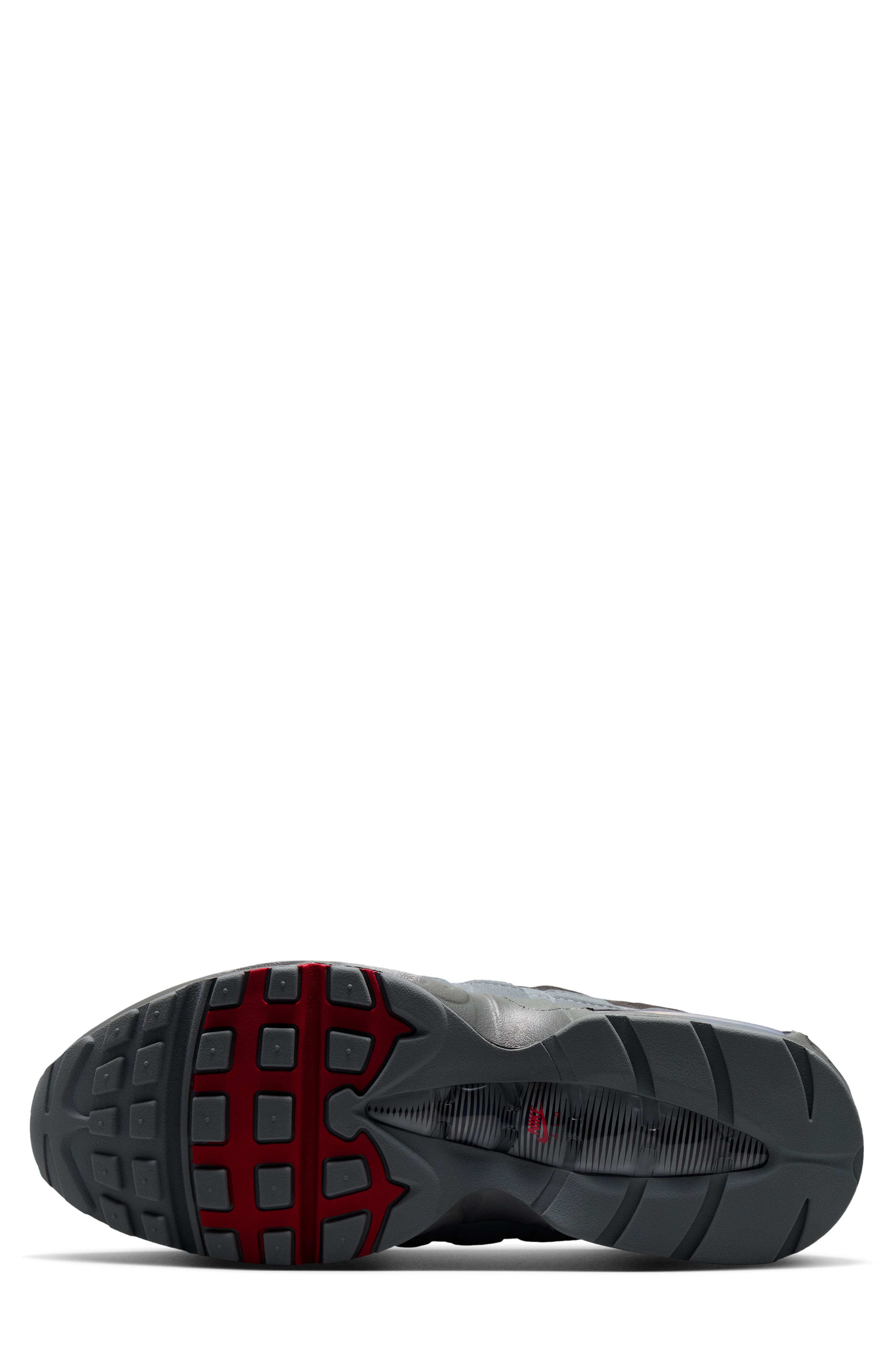 Air Max 95 Sneaker, Alternate, color, BLACK/ TOUGH RED