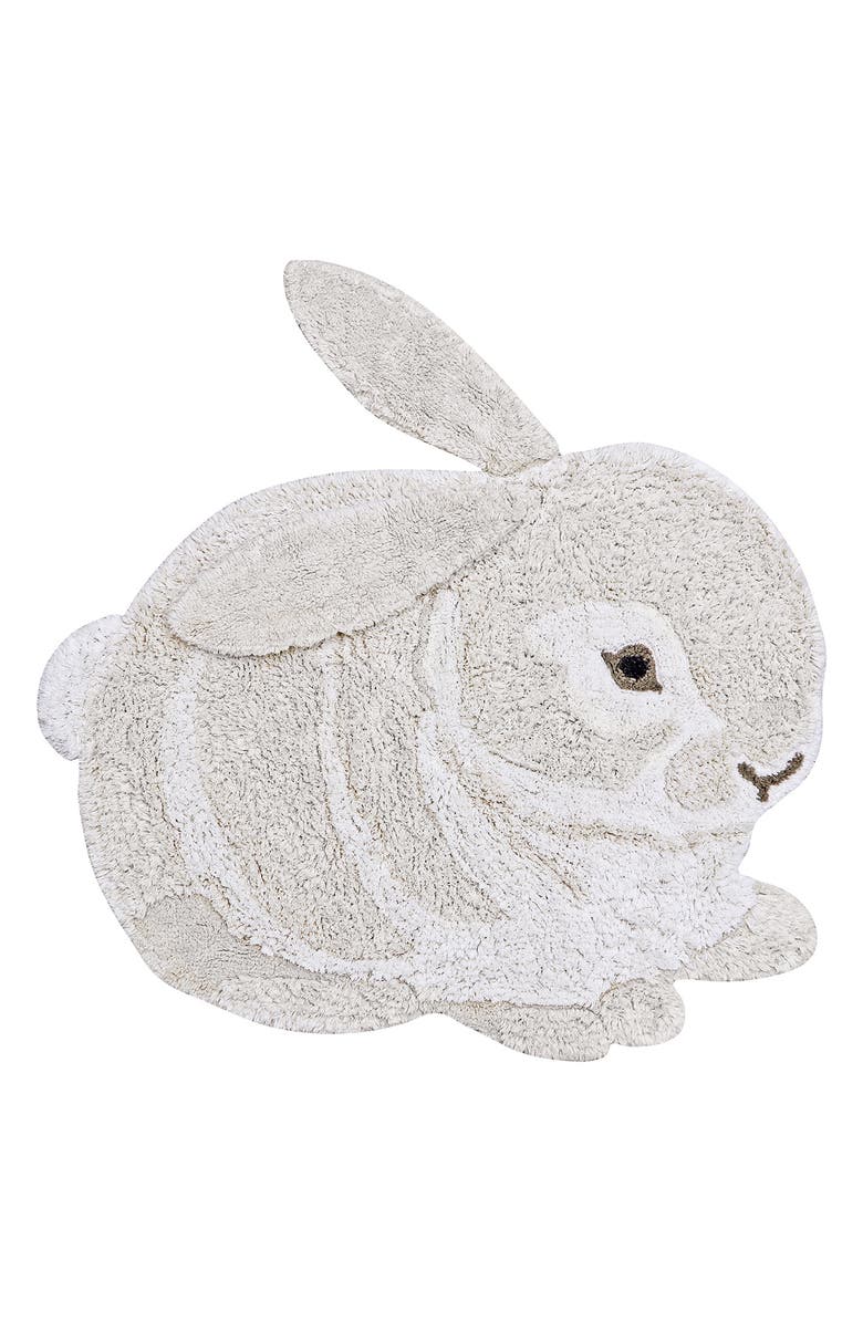 Lorena Canals Bunny Washable Rug, Alternate, color, White