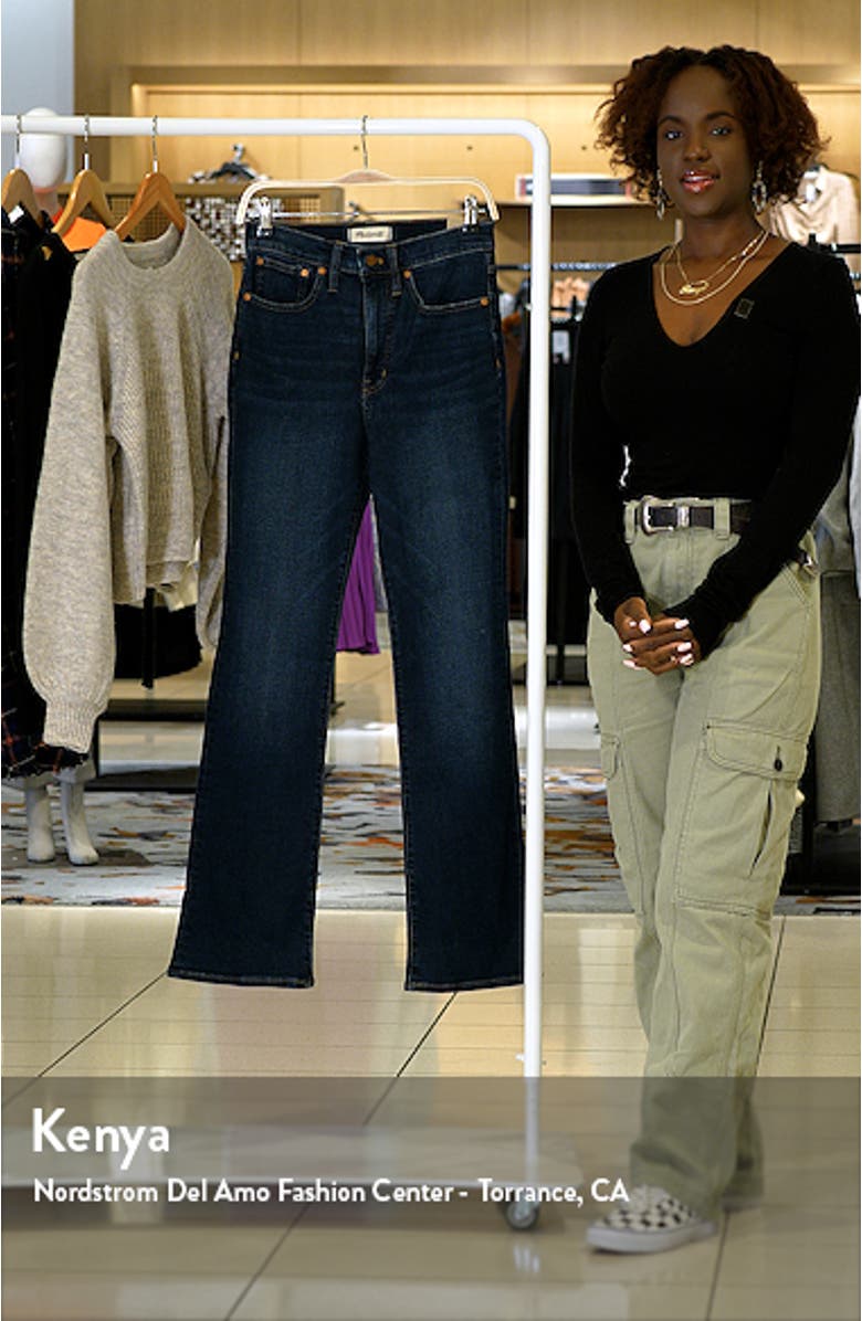 High Waist Skinny Flare Jeans, sales video thumbnail