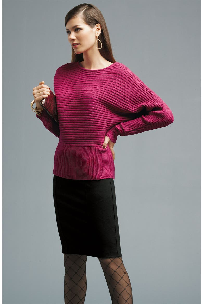 'Prudence' Ponte Skirt, Alternate, color, HEATHER GREY