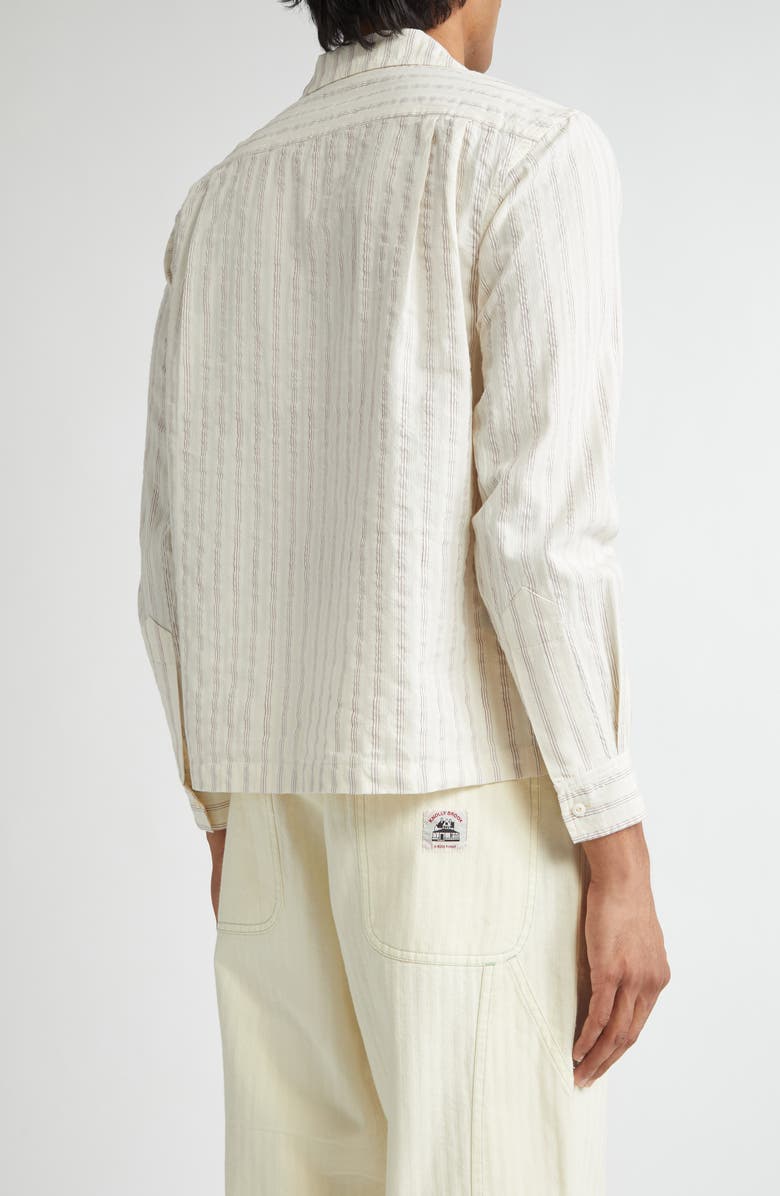 Bode Lavender Sail Shirt, Alternate, color, White/ Purple