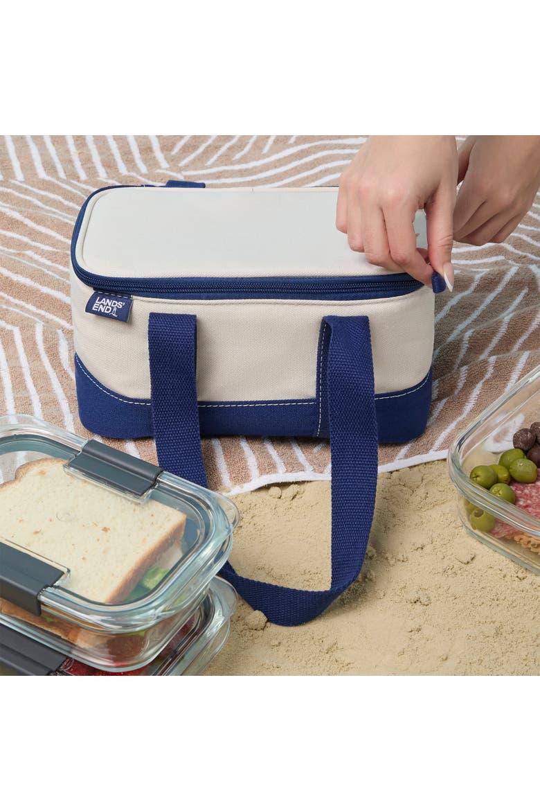 Rectangular Small Cooler Bag Insulated 1.5 Gal, Alternate, color, Navy