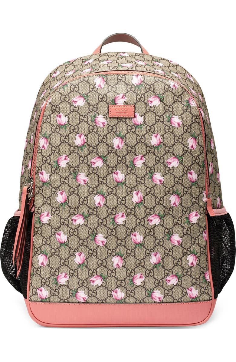 Gucci 'Pink Mama' Diaper Backpack, Main, color,