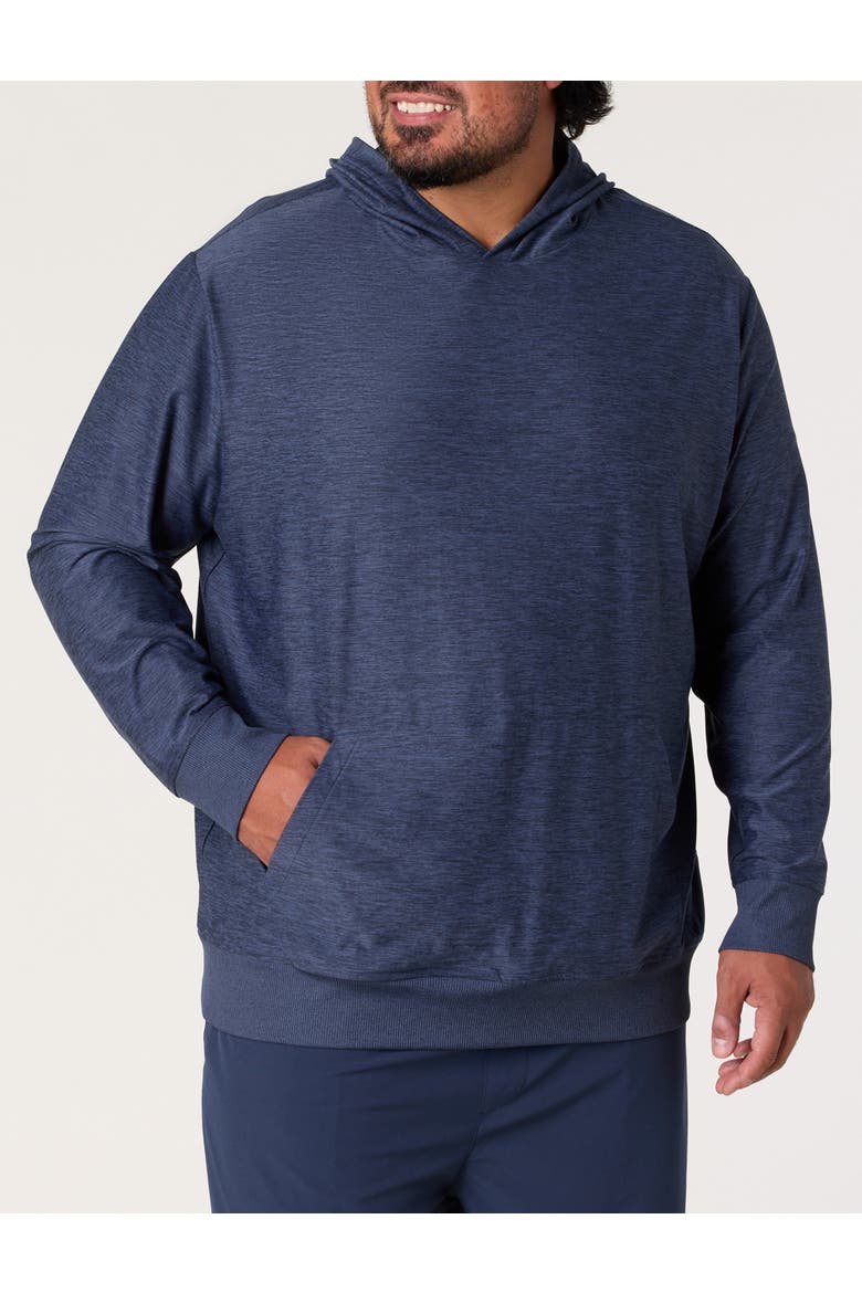 Big & Tall Lightweight Versatility Hoodie, Main, color, BLUE NIGHTS MARL