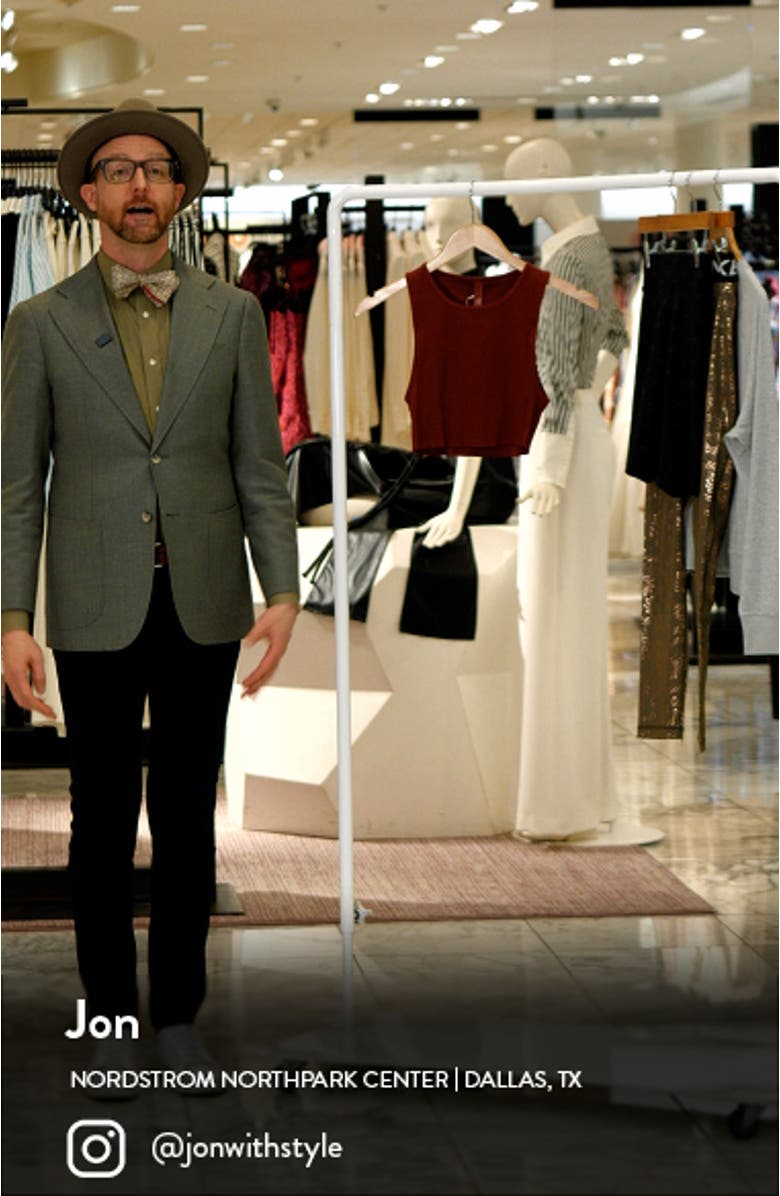 Cotton Rib Crop Tank, sales video thumbnail