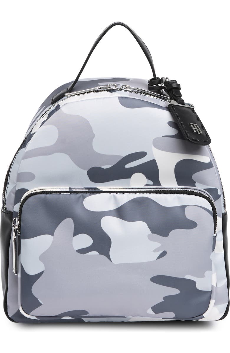 Tommy Hilfiger Julia Camo Print Fashion Dome Backpack, Main, color,