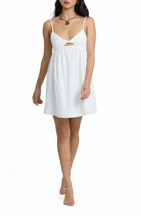 In a Twist Cotton Minidress