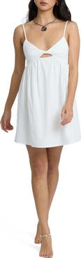 Billabong In a Twist Cotton Minidress