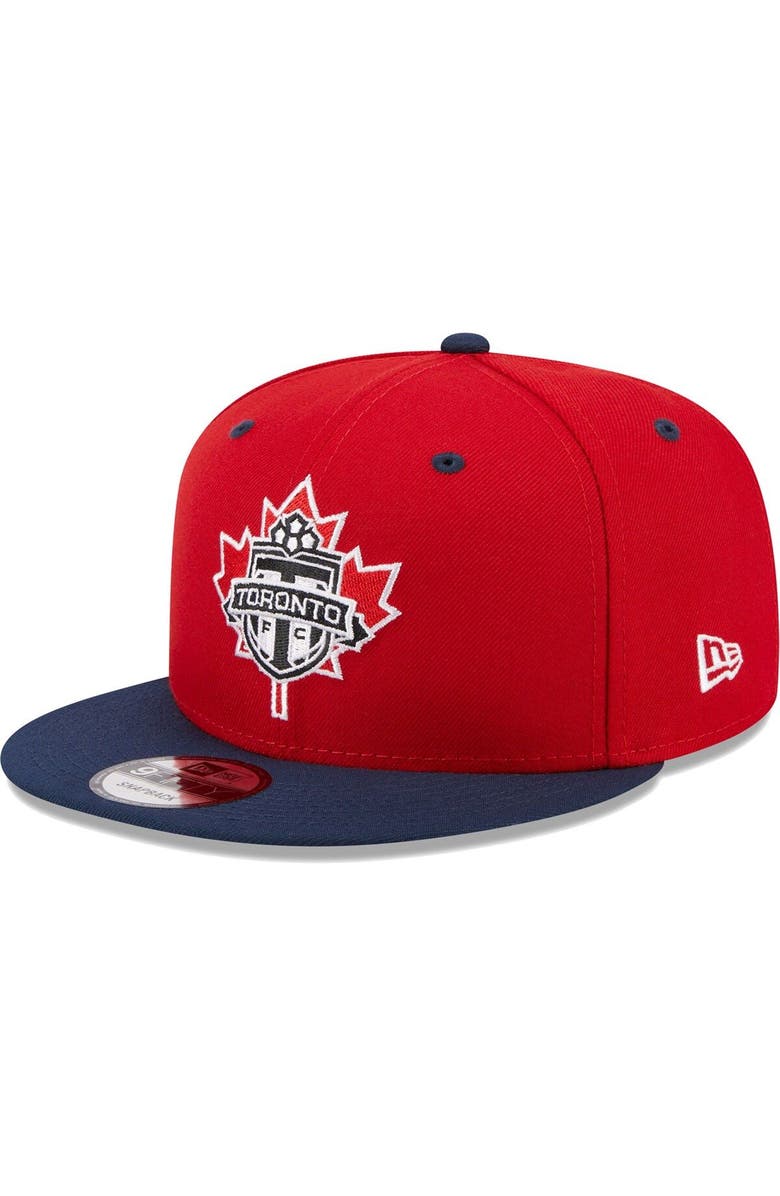 New Era Men's New Era Red Toronto FC Canada Day 9FIFTY Snapback Hat, Main, color, 