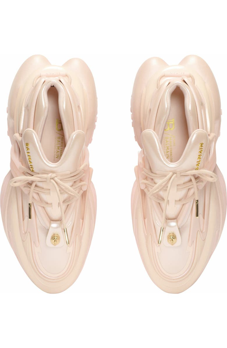 Balmain Unicorn Low Trainers In Iridescent Technical Materials, Alternate, color,