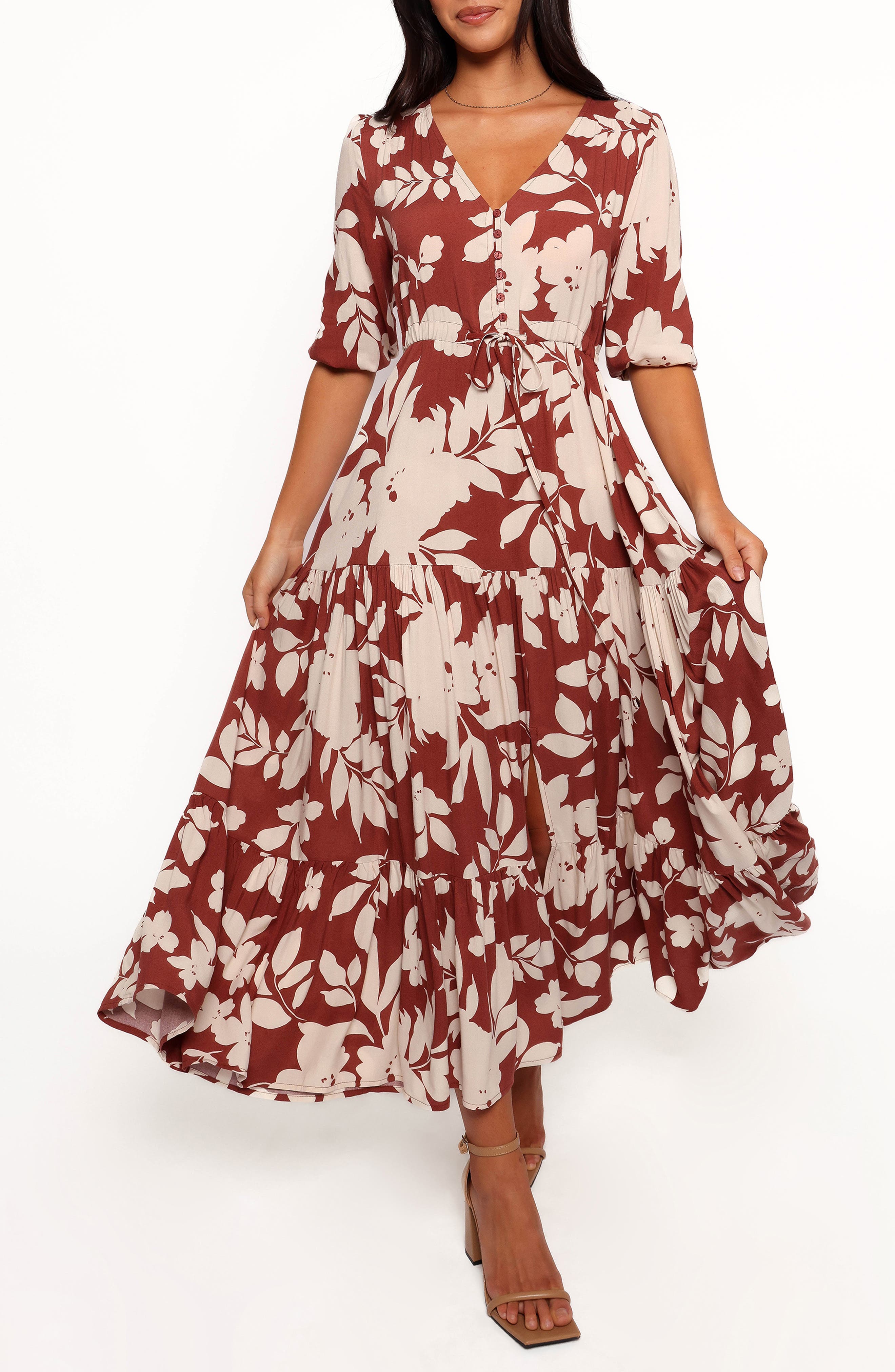 selected RUST FLORAL