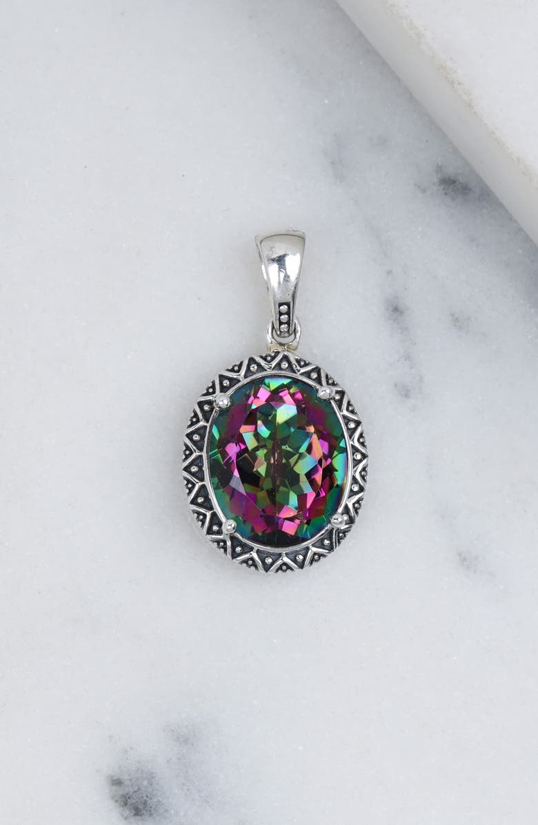 YS GEMS Mystic Quartz Pendant, Alternate, color, Quartz Multi