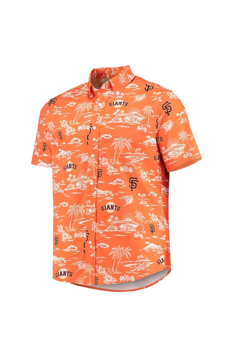 Reyn Spooner Men's Reyn Spooner Orange San Francisco Giants Kekai Button-Down Shirt, Alternate, color, Orange