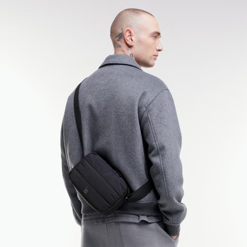 Got Bag Puffer Crossbody Bag In Black Monochrome