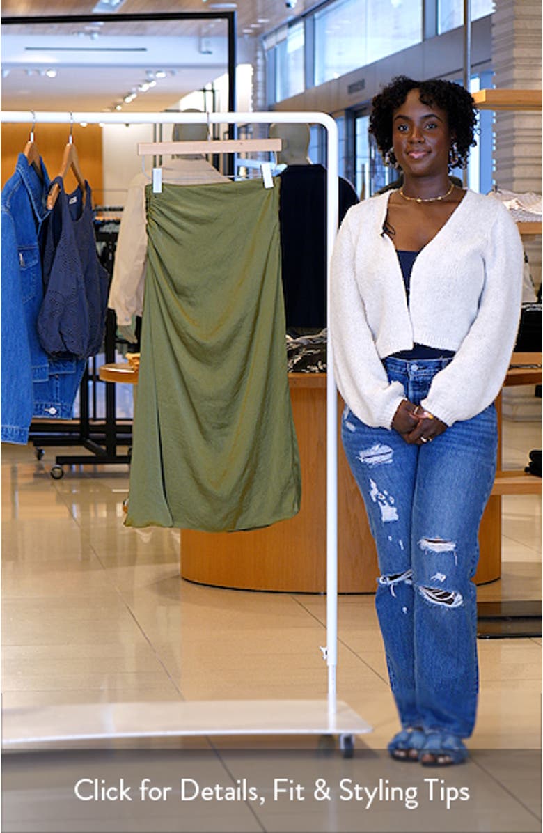 Ruched Midi Skirt, sales video thumbnail