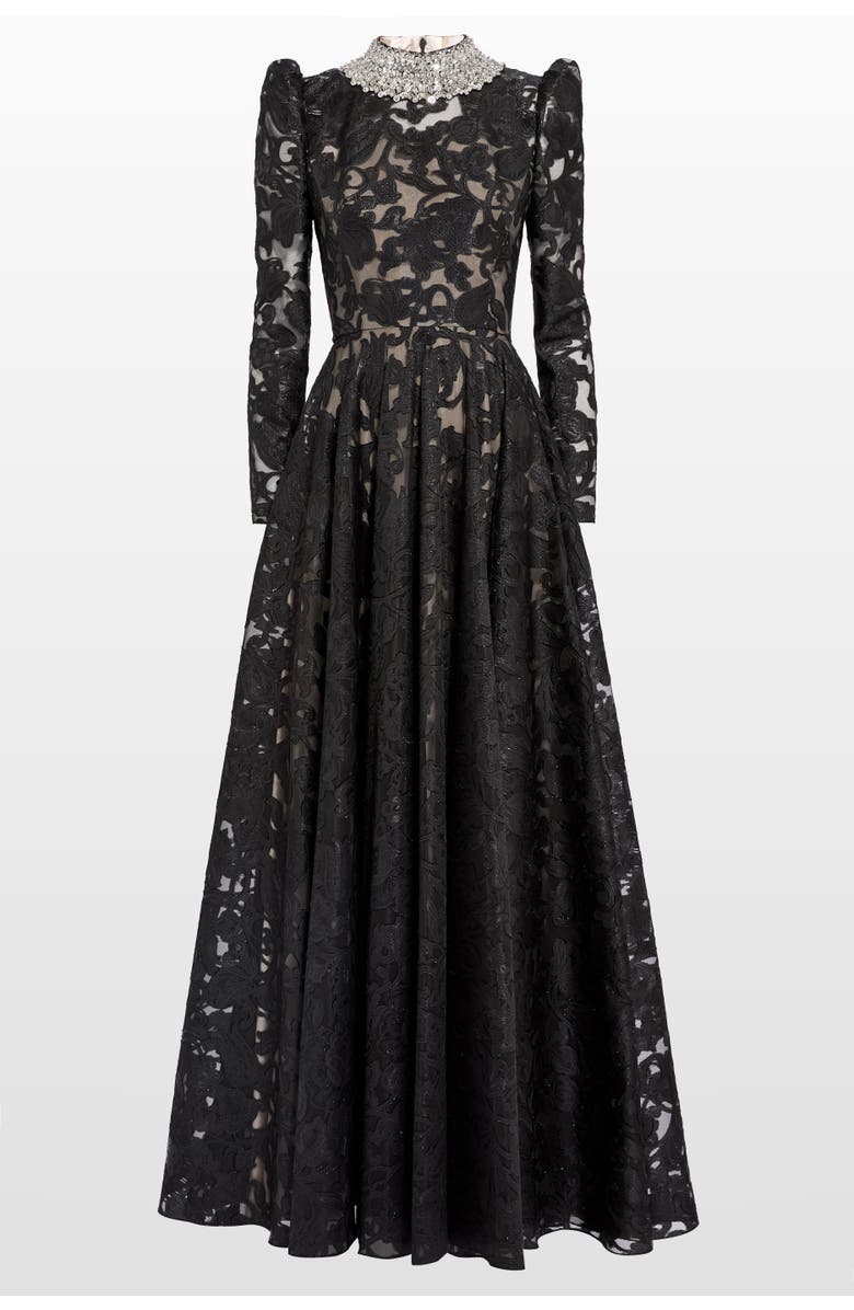 Jenny Packham Orion Crystal-embellished Gown, Main, color,