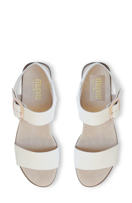 Munro Cleo Sandal In White