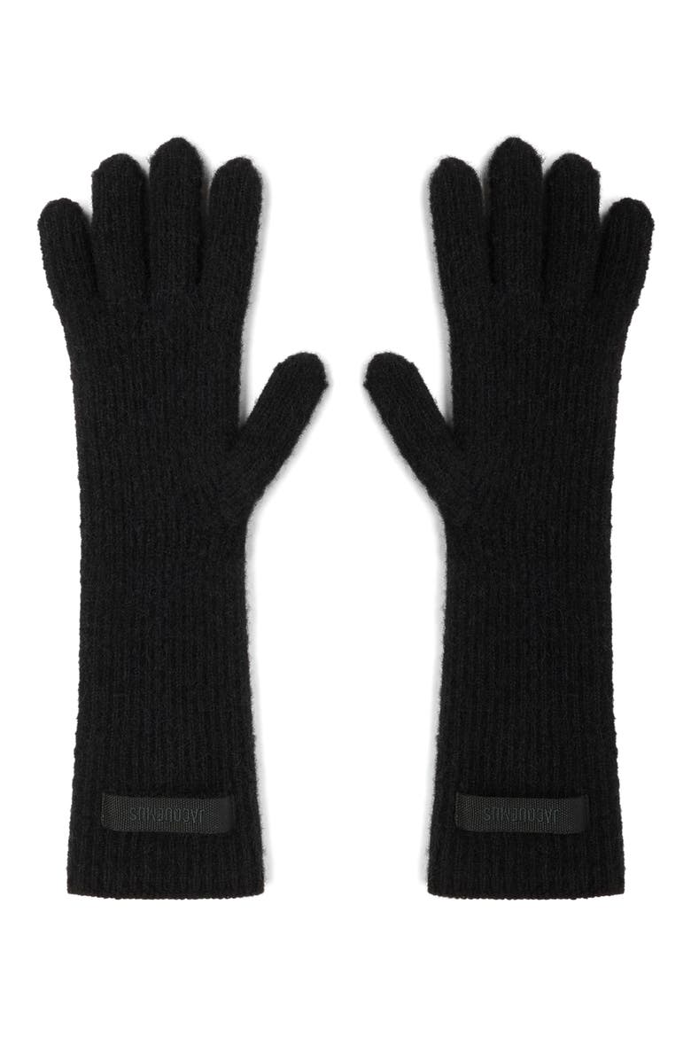 Les Gants Grosgrain Gloves, Main, color, BLACK