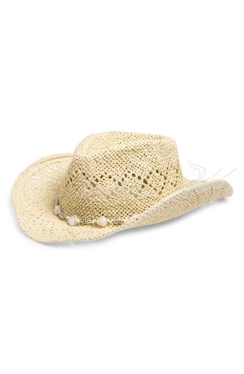 Ruby & Ry Kids' Straw Cowboy Hat in Tan at Nordstrom