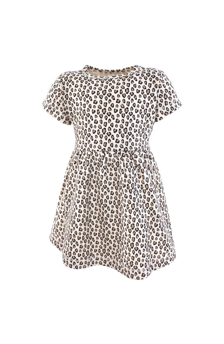 Hudson Baby 2Pk Baby Dress Set, Alternate, color, Bows And Leopard