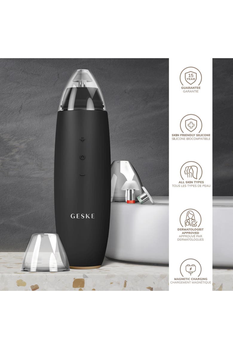 SmartAppGuided MicroDermabrasion Blackhead Remover | 7 in 1, Alternate, color, Gray