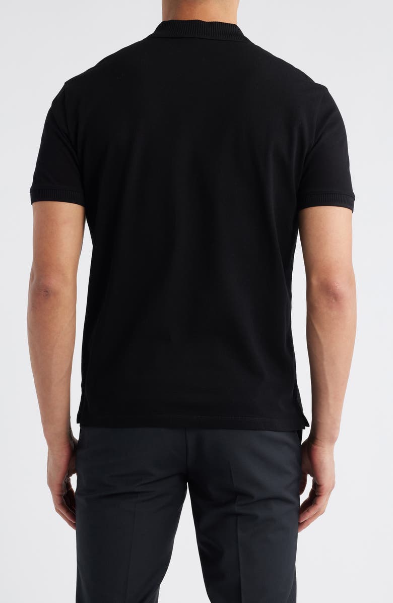 Emporio Armani Embroidered Logo Trim Polo, Alternate, color, 