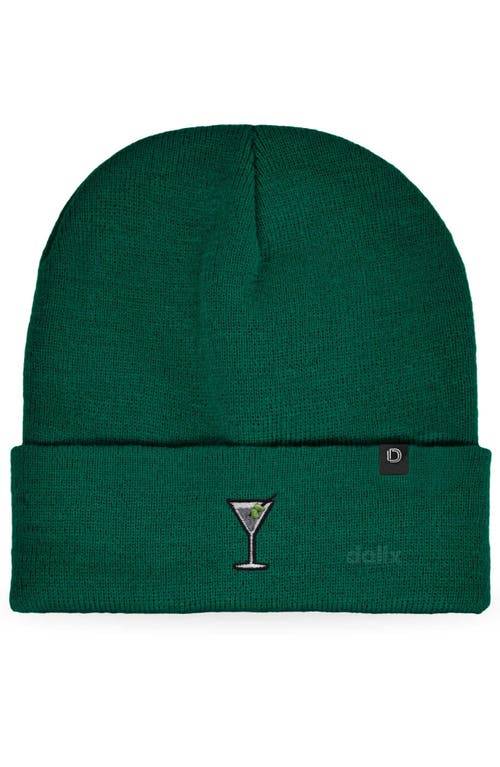 Dalix Martini Beanie Cap In Green