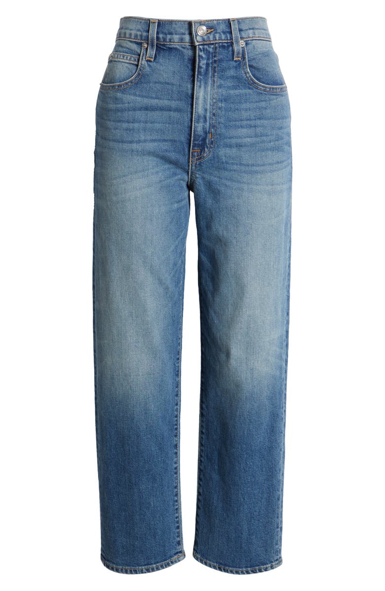 SLVRLAKE London High Waist Ankle Straight Leg Jeans, Alternate, color, Nothing To Lose