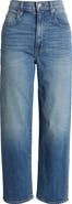 SLVRLAKE London High Waist Ankle Straight Leg Jeans