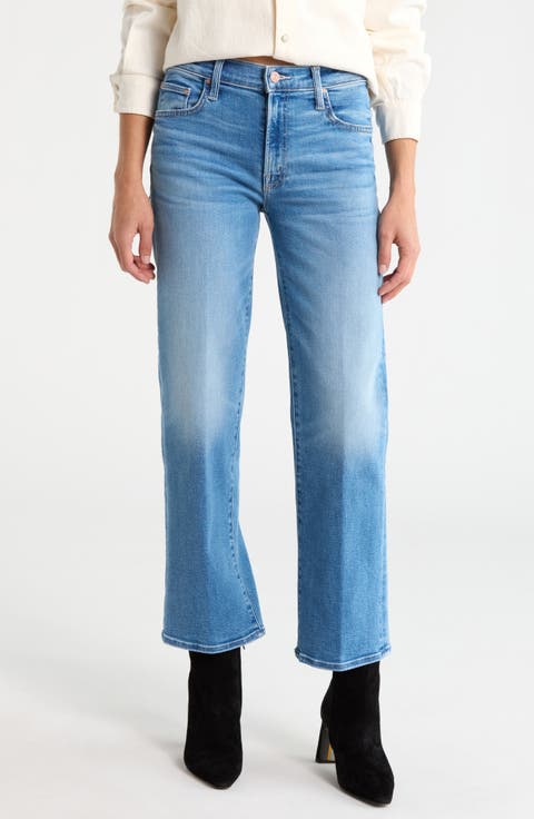 The Rambler Ankle Wide Leg Jeans (Coastal Colors)