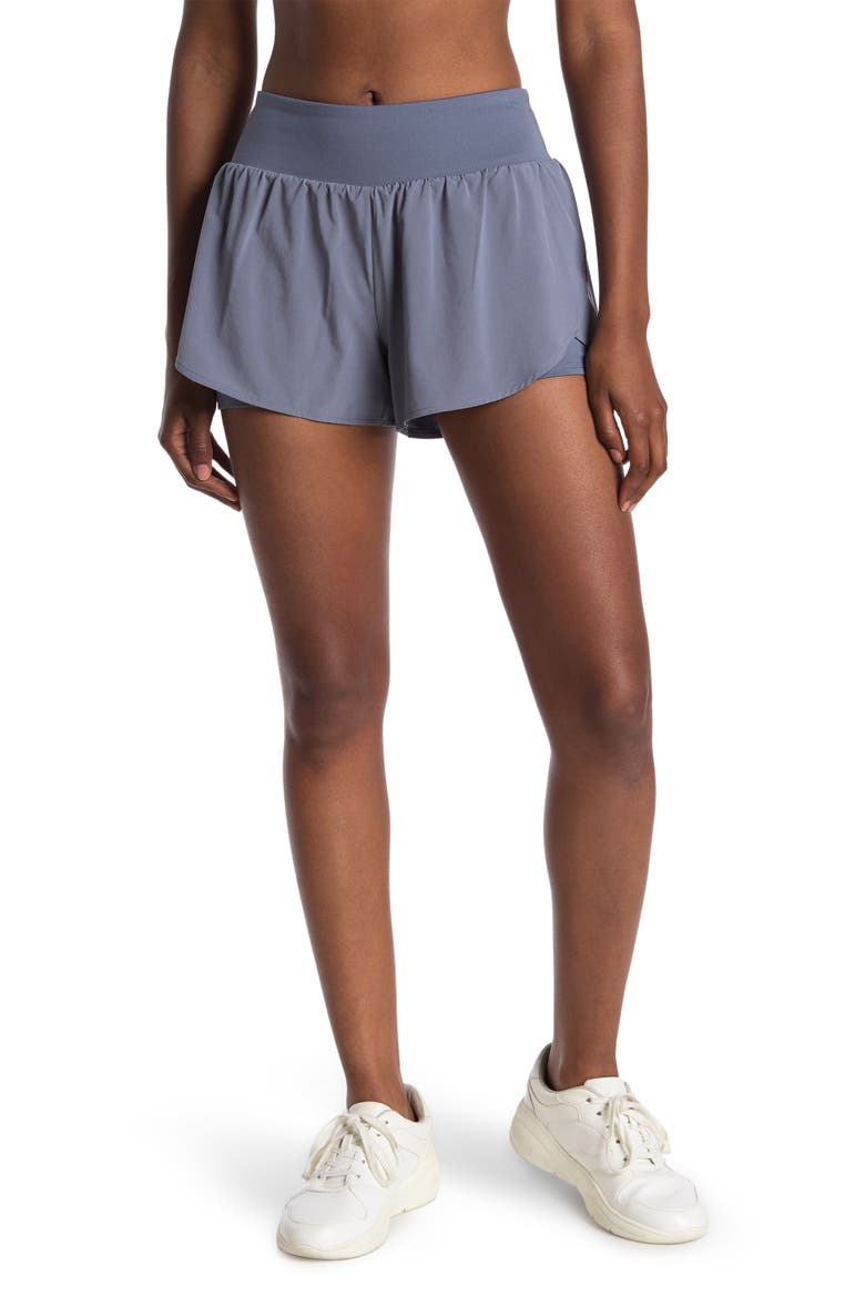 Hybrid Double Layer Bike Shorts, Main, color, GREY FOLKSTONE