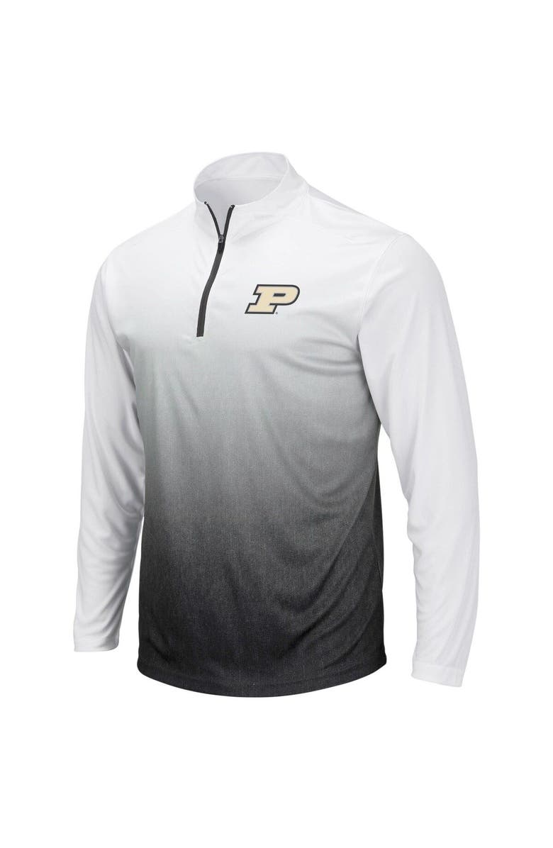 COLOSSEUM Men's Colosseum Gray Purdue Boilermakers Magic Team Logo Quarter-Zip Jacket, Main, color, 
